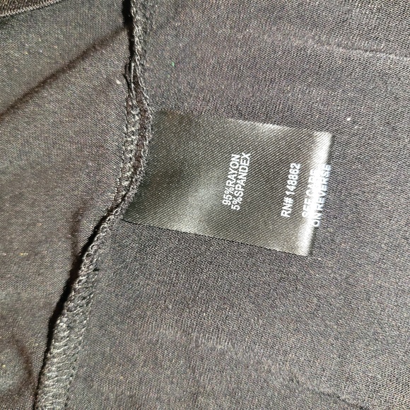 Black puff sleeve knit top 0043 - Picture 5 of 6